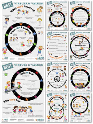 BEST Programs 4 Kids Virtues & Values classroom posters